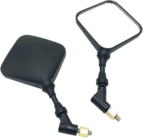 Vista 2 de Earlyred - Espejos retrovisores para motocicleta de doble uso, espejos laterales compatibles con Suzuki DRZ400 DR650 DR650S DR 650 500 400 370 350