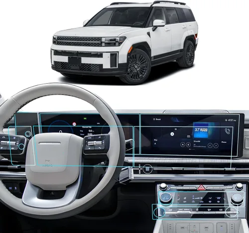 Vista 33 de Protector de Pantalla de Coche para 2015 2016 2017 2018 2019 Cadillac CTS Accesorios Navegación Pantalla Táctil Protector de Película de Vidrio
