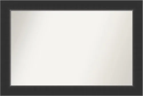 Vista 37 de Amanti Art Espejo personalizado, espejo de baño negro Astor, espejo de pared o espejo de tocador de baño sobre el fregadero (25 x 25 pulgadas)