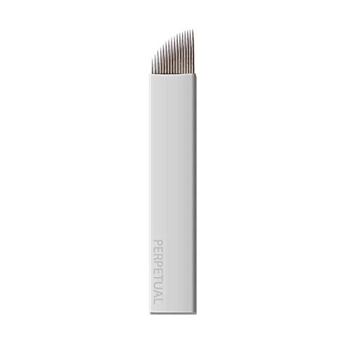 Vista 6 de Microblading Microblades Agujas de Maquillaje Permanente Micro Cuchillas Manuales Cejas Curvas Planas Flex (7 Curvas Planas/Flexibles)