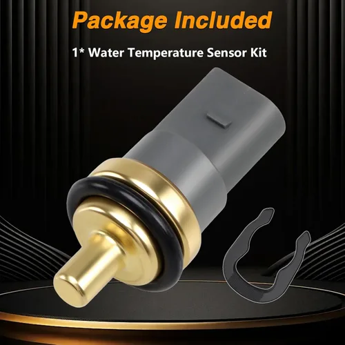 Vista 6 de Sensor de temperatura del agua del motor, interruptor térmico ECT compatible con Passat Jetta Golf Reemplazar #: 06A919501A