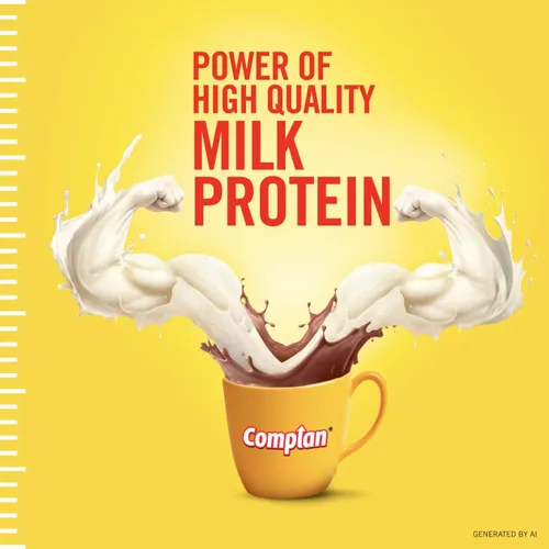 Vista 6 de Complan Nutrición y Salud Bebida Kesar Badam, 500gm (Jar)