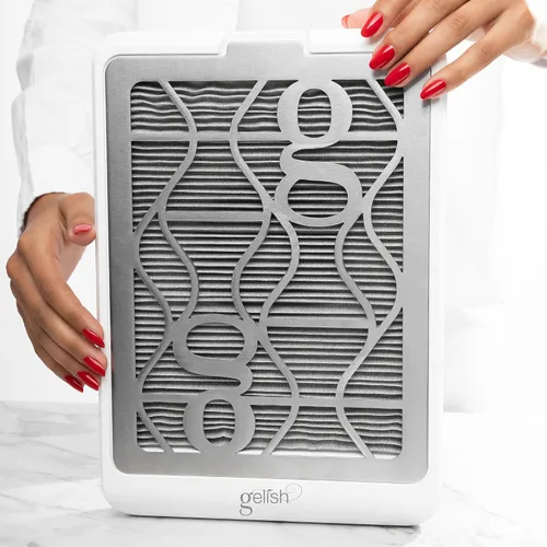 Vista 3 de Gelish Vortex Dust Collector - Nail Dust Collector, Nail Tech Essential, Portable, Powerful, Efficient, and Rechargeable System for Salon & Home Use