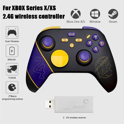 Vista 2 de LKHSYAN Wireless Controller for Xbox One 2.4GHZ PC Game Controller Compatible with Xbox Series XSXbox OneXbox One SOne XWindows 7810 Built-in Dual