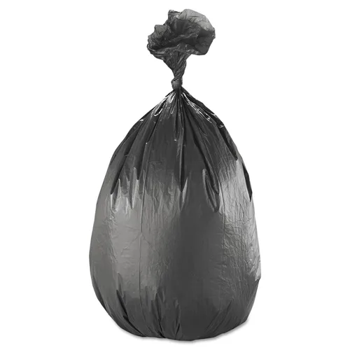 Vista 23 de Inteplast Group - Bolsas de basura comerciales de alta densidad, 60 L, 8 micrones, 61x83.8 cm, color negro, 50 bolsas/rollo, 20 rollos/cartón