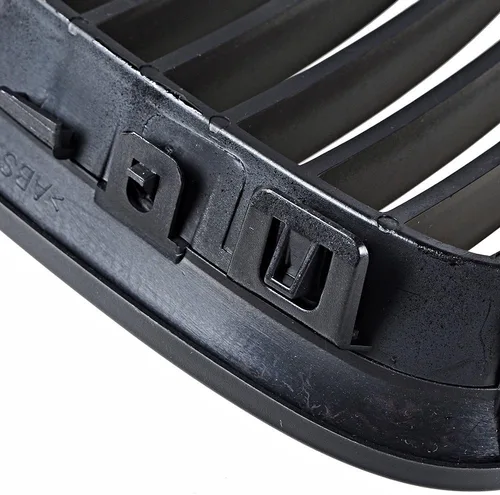 Vista 4 de Compatible con la serie 08-13 3 M3 E92 E93 07-10 Coupé E93 06-10 E92 2D 2 piezas negro brillante M Color frontal central rejilla de riñón