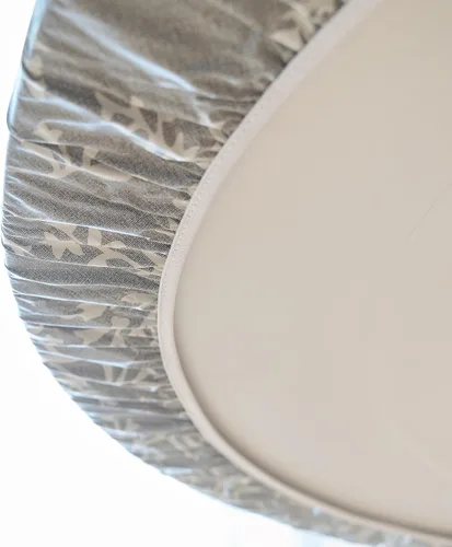 Vista 26 de LIBERECOO Mantel redondo de vinilo ajustable con reverso de franela, borde elástico, impermeable, resistente a las manchas, mantel lavable