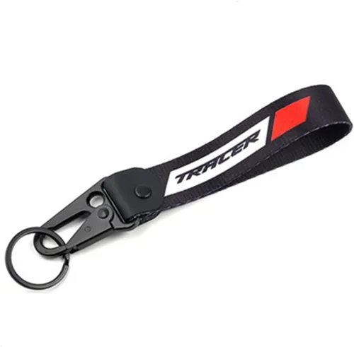 Vista 8 de Carretes de basculante CNC de 0.236 in con tornillos deslizantes y llavero de insignia de bordado para Yamaha Tracer900 700 GT Tracer 9/ 7 GT MT09