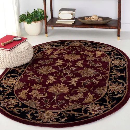 Vista 29 de Safavieh colección Heritage HG628A - tapete oriental tradicional hecho a mano de lana verde oscura y dorada, Lana, negro / beige (Black/ Beige)