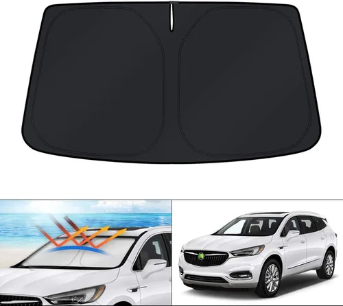 Vista 160 de KUST Parasol para parabrisas para BMW X1 F48 2016, 2017, 2018, 2019, 2020, 2021, 2022, accesorios de ajuste personalizado, parasol plegable
