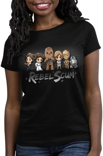 Vista 3 de TeeTurtle Star Wars - Camiseta relajada Rebel Scum para mujer