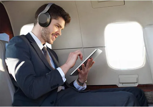 Vista 2 de Philips Rendimiento de audio TAPH805BK Bluetooth 5.0 Auriculares con cancelación activa de ruido con asistente de Google (negro)