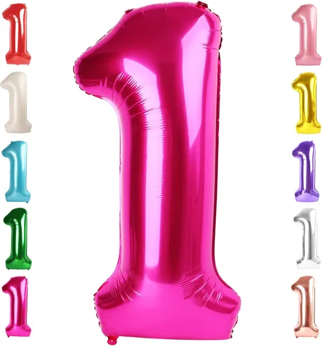 Vista 181 de Globos del números 0 de 40 pulgadas para formar los números 10, 20, 30, 40, 50, 60, 70, 80, 90, 100, para decoración de cumpleaños, bodas, eventos