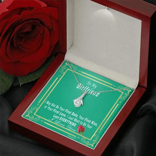 Vista 3 de Collar de regalo para novia, regalos de prometido para ella, collar para mi futura esposa, joyería de alma gemela para mujer