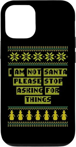 Vista 11 de iPhone 12 mini I Am Not Santa Stop Asking Things Christmas Parents Xmas Case