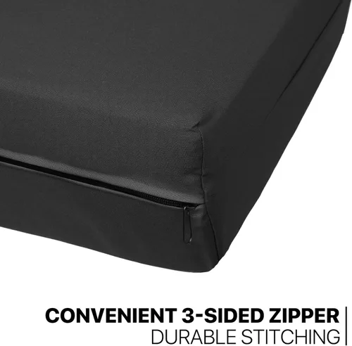 Vista 6 de MoNiBloom Funda elástica para futón individual, sin brazos, funda para sofá sin brazos, protector de muebles, funda lavable con cremallera