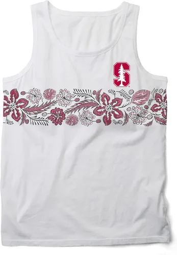 Vista 4 de Wes and Willy Camiseta sin mangas floral para hombre