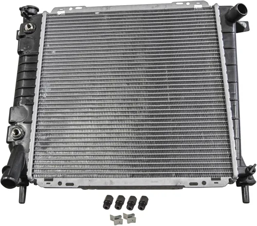 Vista 194 de TRQ Radiador de núcleo de aluminio de 1 fila Compatible con Subaru WRX STI 2.5L Turbo AWD 2015-2020