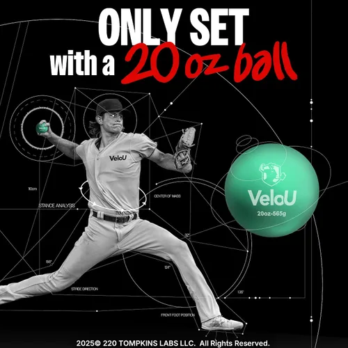 Vista 6 de Juego de 6 pelotas de béisbol ponderadas: aumenta la velocidad de lanzamiento y la fuerza del brazo, soporta 18,000 lanzamientos, pelotas pesadas