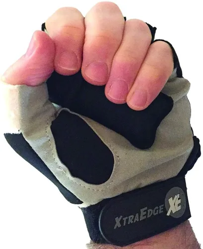 Vista 2 de Guantes con peso Xtra Edge: 1 libra cada guante para correr, esculpir y hacer ejercicios aeróbicos cardiovasculares más rápidos