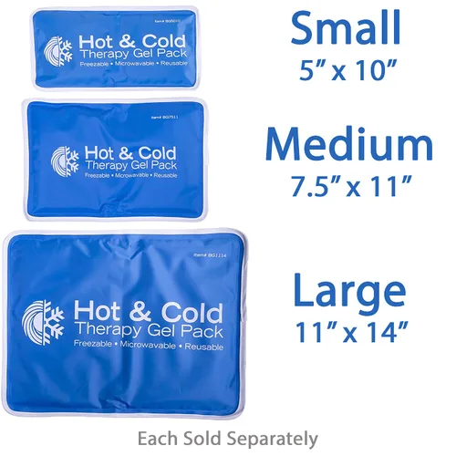 Vista 3 de Roscoe Medical Paquetes de hielo de gel para lesiones reutilizables y paquetes fríos para lesiones reutilizables, paquete de hielo de hombro