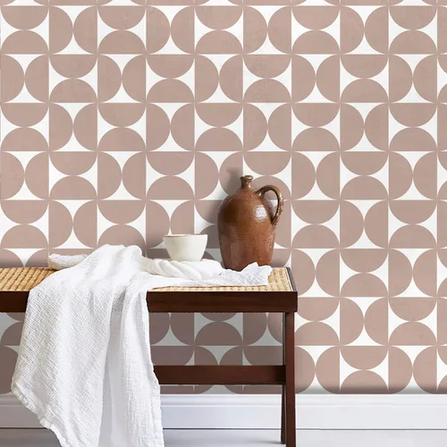 Vista 9 de 12 calcomanías mate para azulejos de pared, despegar y pegar, calcomanías de vinilo autoadhesivas para azulejos, adhesivo de PVC antideslizante
