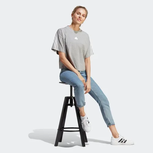 Vista 4 de adidas Camiseta Future Icon Three Stripes para mujer, PARENT