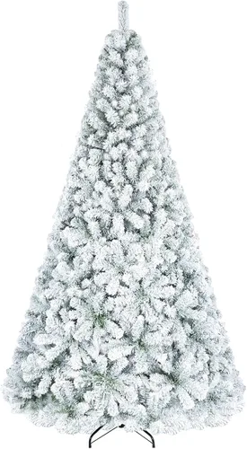 Vista 18 de HAPPYGRILL Árbol de Navidad artificial de 4 pies, árbol de Navidad sin Verde