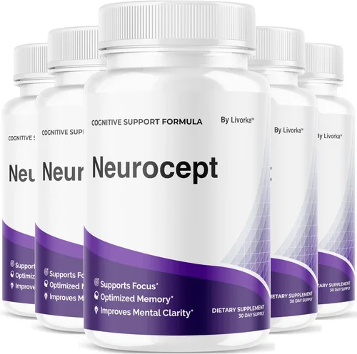 Vista 11 de Paquete de (2) Cápsulas de suplemento cerebral Neurocept - Fórmula avanzada oficial de Neurocept para el cerebro y el apoyo al enfoque