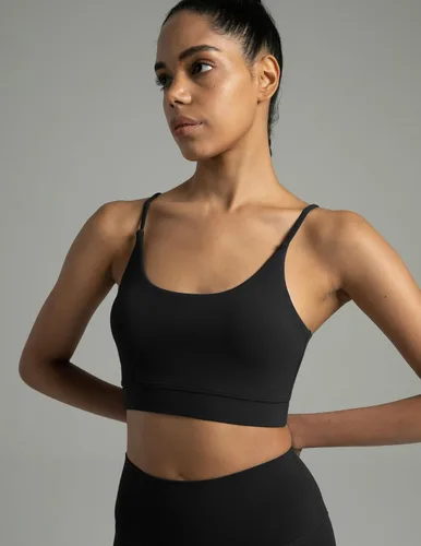 Vista 4 de Colorfulkoala Dreamlux - Sujetadores deportivos con tiras y lazo para mujer, diseño de impacto ligero, para entrenamiento y yoga