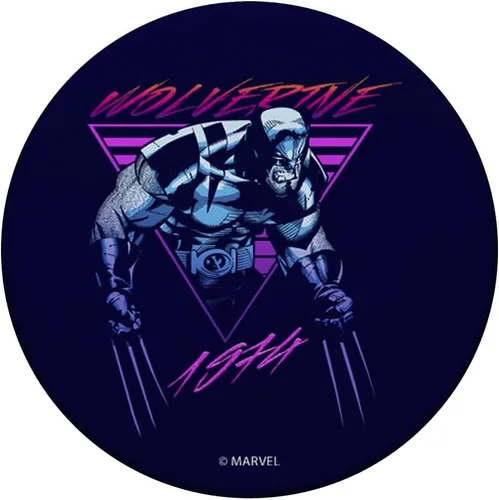 Vista 3 de Marvel X-Men Wolverine Neon Retro Logan - PopSockets Grip and Stand for Phones and Tablets