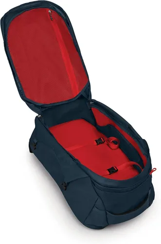 Vista 9 de Osprey Farpoint 40L Mochila de viaje para hombre, azul espacial apagado
