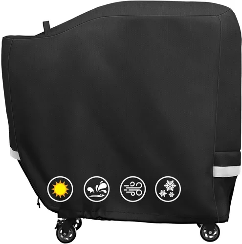 Vista 13 de Cubierta de parrilla Utheer para ahumador vertical de gas Pit Boss 3-Serie, cubierta impermeable anti-UV de 600D de longitud completa y resistente