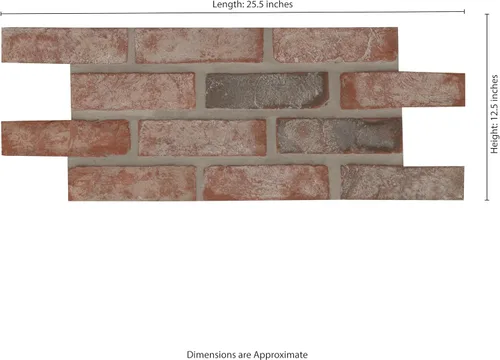 Vista 11 de Ackland Azulejo de mosaico de ladrillo de arcilla Terabrik Rustic Red Rouge Rojo (Noble Red)