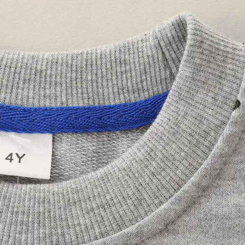 Vista 3 de Bumeex Sudaderas con cuello redondo para niños de 2 a 7 años