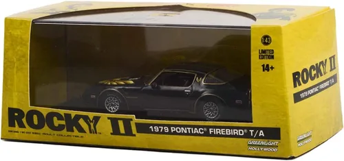 Vista 2 de Greenlight Hollywood 86616 Rocky II 1979 Pontiac Firebird Trans Am Hardtop Escala 1/43