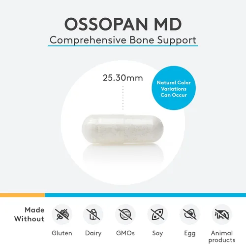 Vista 3 de XYMOGEN Ossopan MD, 120 Cápsulas