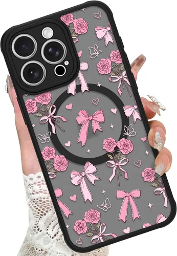 Vista 72 de KANGHAR - Funda para iPhone 11 [Compatible con Magsafe] Patrón estampado de leopardo Lindo guepardo Funda protectora magnética para niñas, mujeres