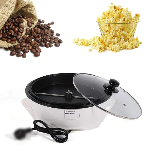 Vista 3 de Tostador de café eléctrico de 110 V 800 W, Máquina tostadora de café eléctrica para el hogar, Tostador de café de frijoles, Tostador de café de café