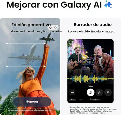 Vista 6 de SAMSUNG - Smartphone Galaxy S25 FE desbloqueado 128 GB con IA, pantalla grande, batería 4900 mAh, cámara de alta resolución, ediciones de fotos