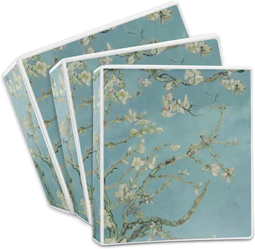 Vista 3 de Almond Blossoms (Van Gogh) Carpeta de 3 anillas - 1 pulgada