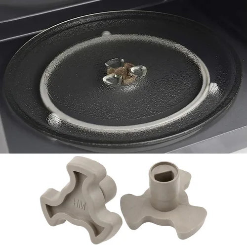 Vista 5 de Acoplador de plato giratorio para horno microondas Piezas de horno de microondas Soporte de guía de rodillo giratorio de microondas Acoplador