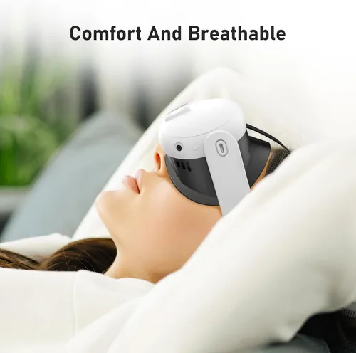 Vista 5 de OURVR Facial Interface and Controller Straps Compatible with MetaOculus Quest 3 Accessories