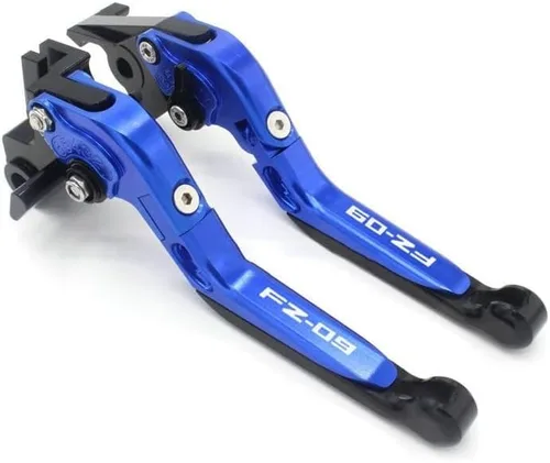 Vista 3 de TEMKIN W para Yamaha FZ09 FZ 09 FZ-09 2014 2015 2016 2017 motocicleta CNC ajustable plegable extensible freno embrague palancas Y (Color : H)