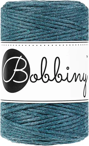 Vista 40 de Bobbiny Cordón de macramé de una sola capa para bebé de 0.069 pulgadas (100% algodón reciclado)