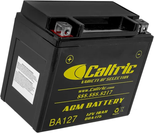 Vista 5 de Caltric Agm - Batería compatible con Honda Trx250Tm Trx 250Tm Recon 250 2X4 2002 2003 2004 2005-2016