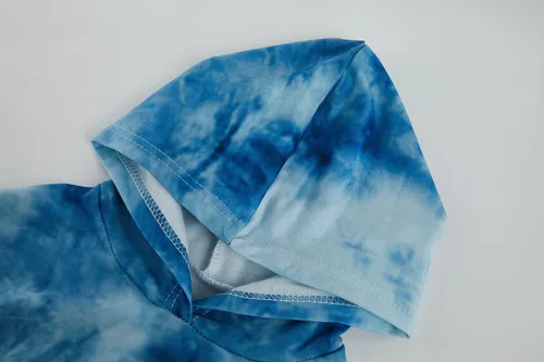 Vista 2 de Meikulo Conjunto de 2 piezas para niñas, sudaderas con capucha y pantalones deportivos de manga larga