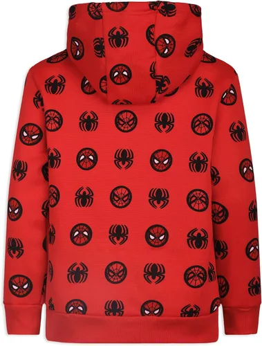 Vista 4 de Marvel Spiderman - Paquete de 2 sudaderas con capucha para niños pequeños y pequeños, color rojonegro