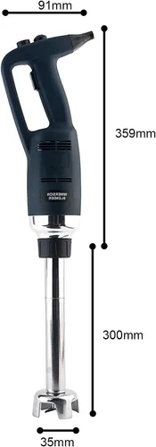 Vista 2 de Batidora de inmersión resistente de 12 pulgadas, cocina de mano, batidoras de mano para cocina, mezclador comercial eléctrico, eje desmontable