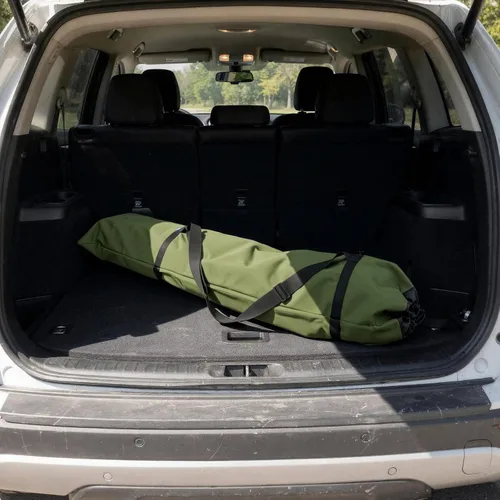 Vista 7 de Xxerciz Bolsa de repuesto para silla de campamento, bolsa de transporte plegable de 48 pulgadas con correa ajustable para el hombro, bolsa de Verde